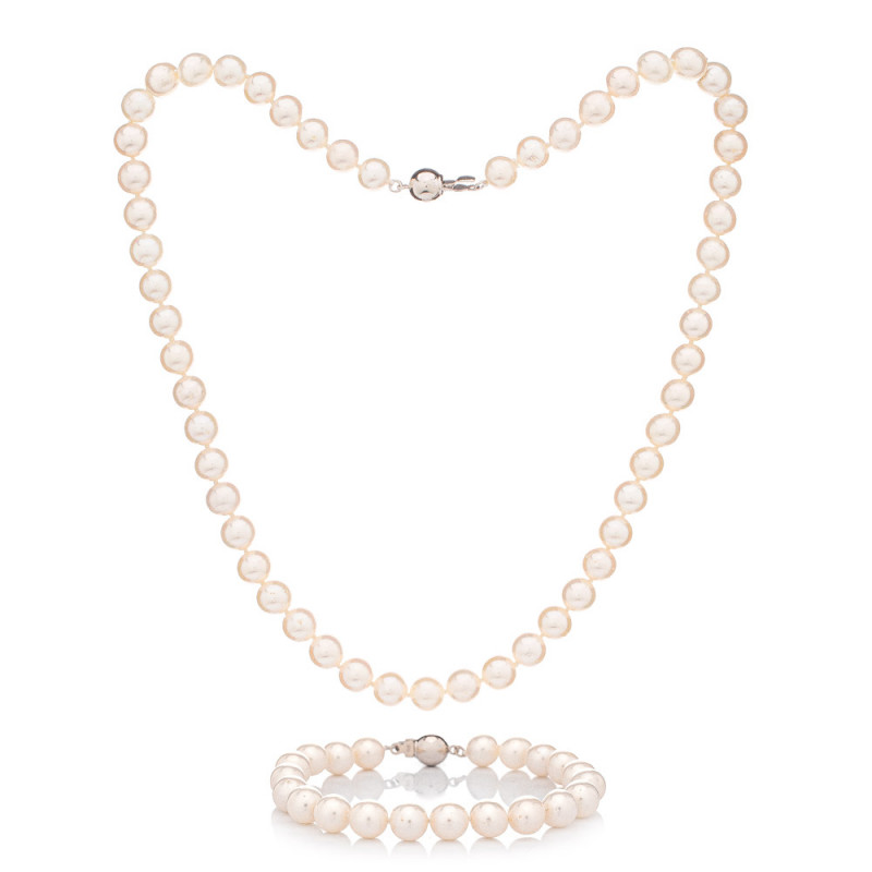 GIFT OF GRACE | Natural Akoya Pearl Bracelet - Shivoham